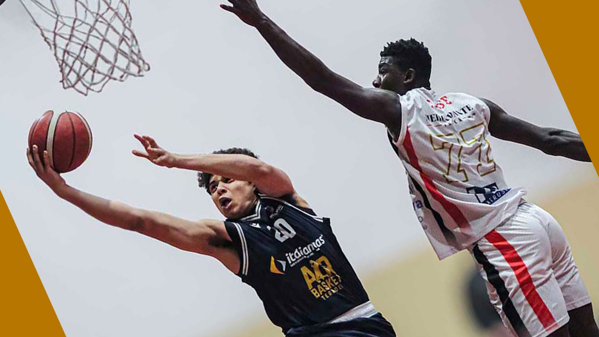 PRESTAZIONE SONTUOSA DELL'AIR TERMOLI A LANCIANO, UNIBASKET DEMOLITA 82-55